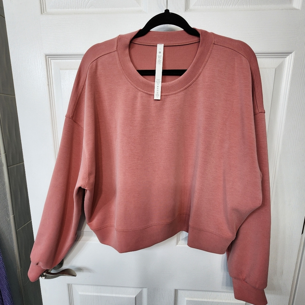 Lululemon perfectly oversized cropped crew